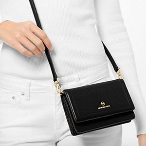 Michael Kors smartphone black crossbody bag